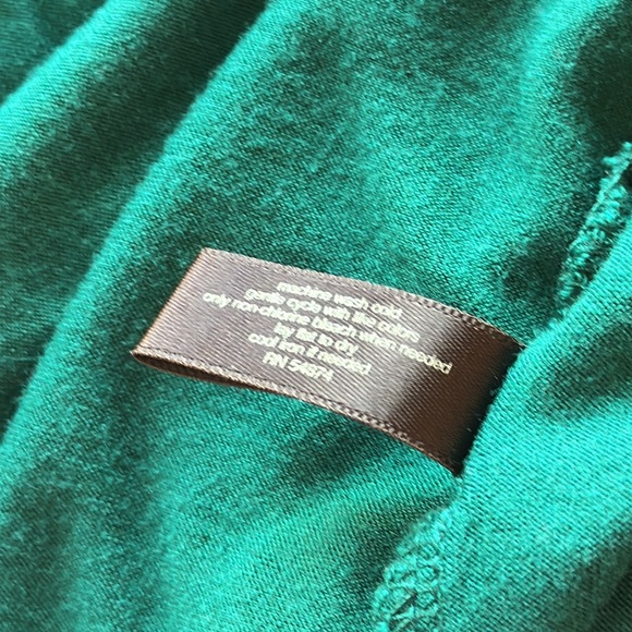 The Limited women's green long sleeve top with twisted neckline, size M - Picture 7 of 7